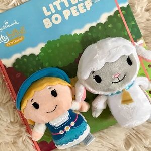 NEW Hallmark Itty Bitty Storybook Little Bo Peep & Sheep Book & Plush Set Toy